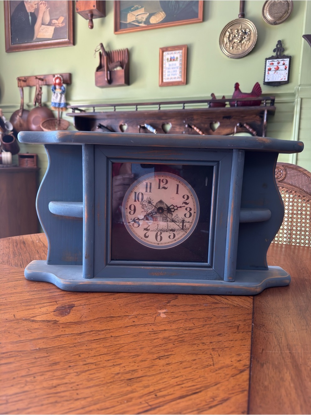 Very Rare house of Lloyd 1993 Vintage clock with shelves